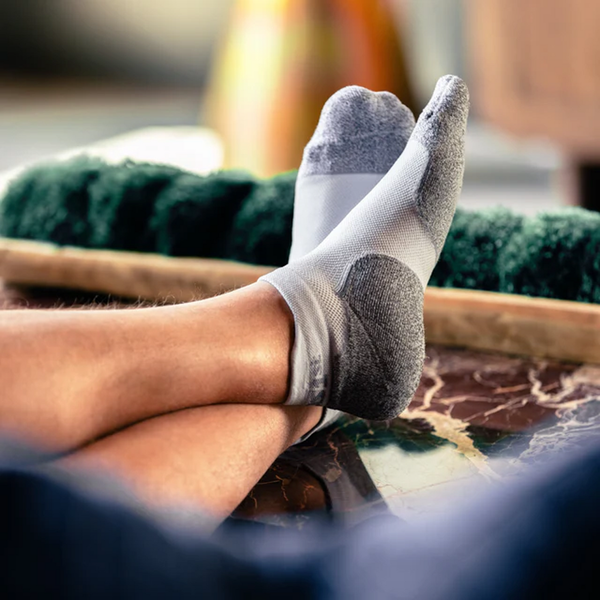 OS1st Dermasox Lotion Sock (Unisex) - Grey Accessories - Socks - Performance - The Heel Shoe Fitters