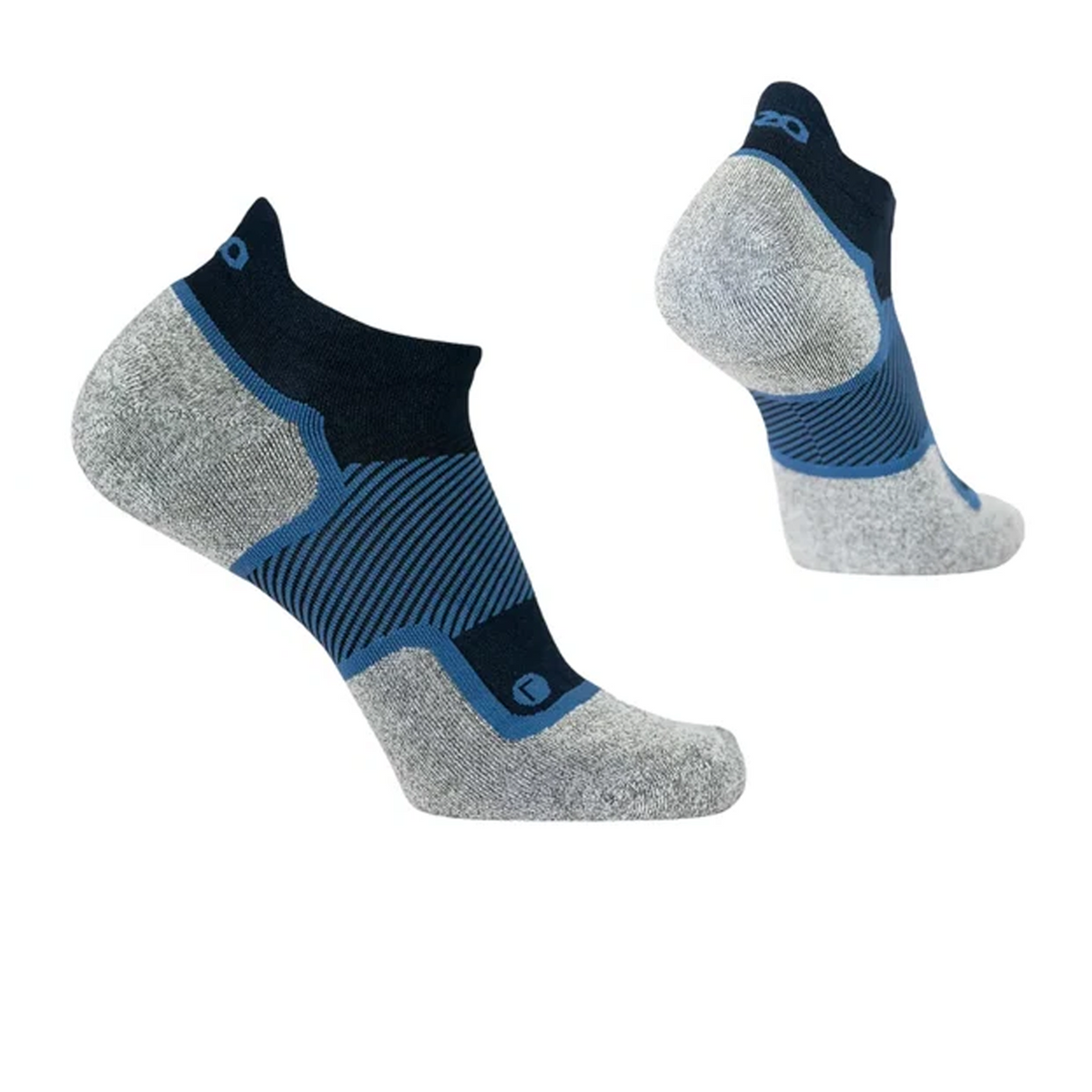 OS1st WP4+ Wellness Performance No Show Sock (Unisex) - Navy