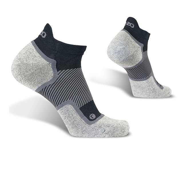 OS1st WP4+ Wide Wellness Performance No Show Sock (Unisex) - Black Accessories - Socks - Performance - The Heel Shoe Fitters