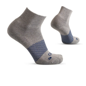 OS1st Comfort Merino Quarter Sock (Unisex) - Grey Accessories - Socks - Lifestyle - The Heel Shoe Fitters