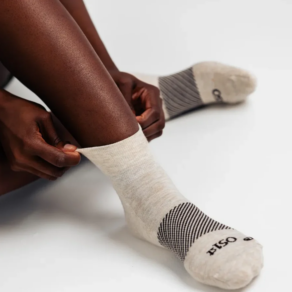 OS1st Comfort Merino Quarter Sock (Unisex) - Mushroom Accessories - Socks - Lifestyle - The Heel Shoe Fitters