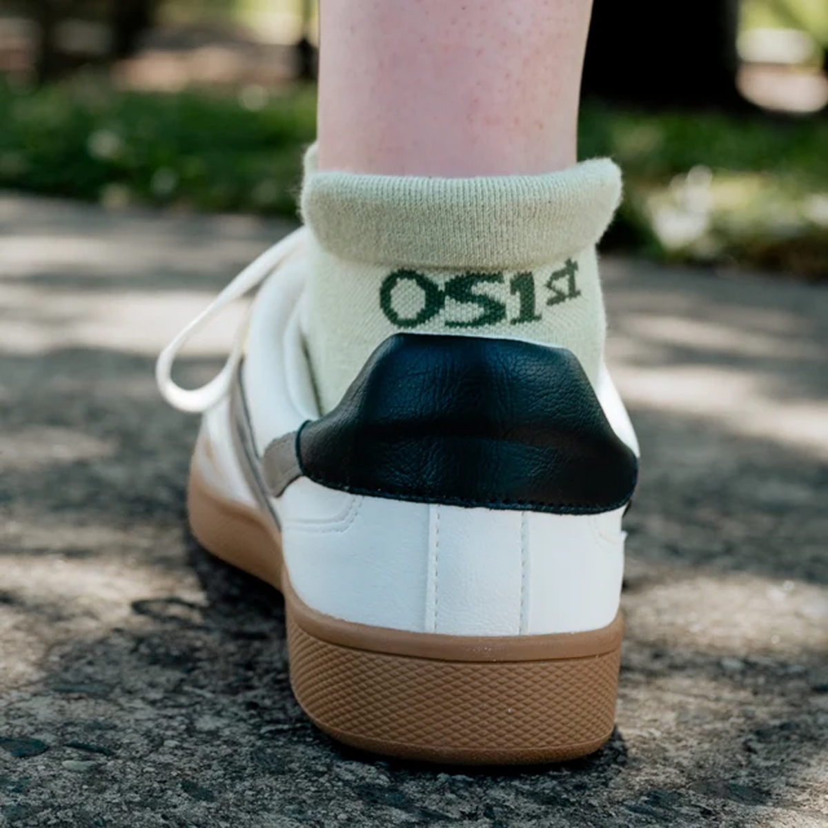 OS1st Wicked Comfort No Show Sock (Unisex) - Moss
