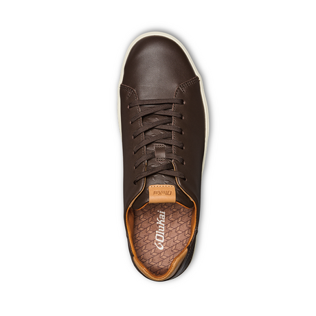 OluKai Lae'ahi Li 'Ili Sneaker (Men) - Dark Wood/Dark Wood Dress-Casual - Sneakers - The Heel Shoe Fitters