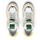 Oncept Paris Sneaker (Women) - Ivory/Green Athletic - Casual - LaceUp - The Heel Shoe Fitters