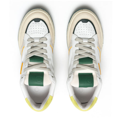 Oncept Paris Sneaker (Women) - Ivory/Green Athletic - Casual - Lace Up - The Heel Shoe Fitters