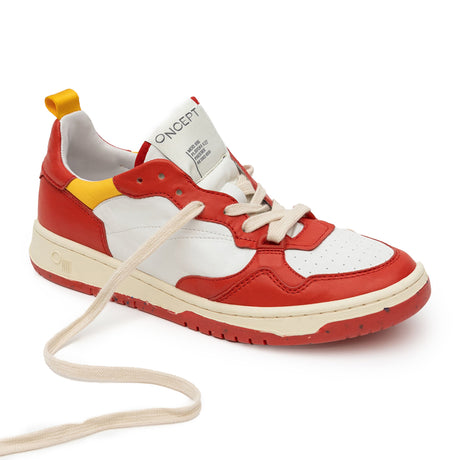 Oncept Phoenix Sneaker (Men) - Retro Red Athletic - Casual - Lace Up - The Heel Shoe Fitters