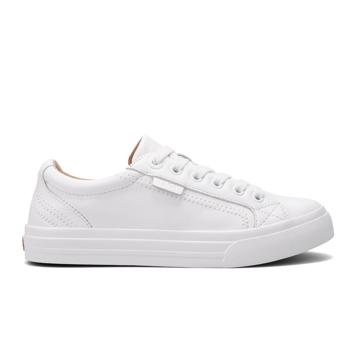 Taos Plim Soul Lux Sneaker (Women) - White Leather Athletic - Casual - Lace Up - The Heel Shoe Fitters