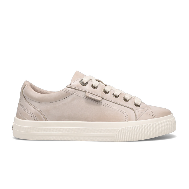 Taos Plim Soul Lux Sneaker (Women) - Oyster Athletic - Casual - Lace Up - The Heel Shoe Fitters