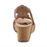 L'Artiste Prettypetals Wedge Sandal (Women) - Navy Multi Sandal - Heel/Wedge - The Heel Shoe Fitters