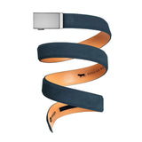 Mission Belts Suede Belt (Men) - Steel/Navy Suede Accessories - Belts - Non-Leather - The Heel Shoe Fitters
