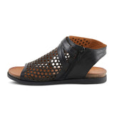 Spring Step Covington (Women) - Black Sandal - Backstrap - The Heel Shoe Fitters