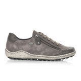 Remonte Liv R1402-44 Sneaker (Women) - Fumo/Mineral Athletic - Casual - Lace Up - The Heel Shoe Fitters