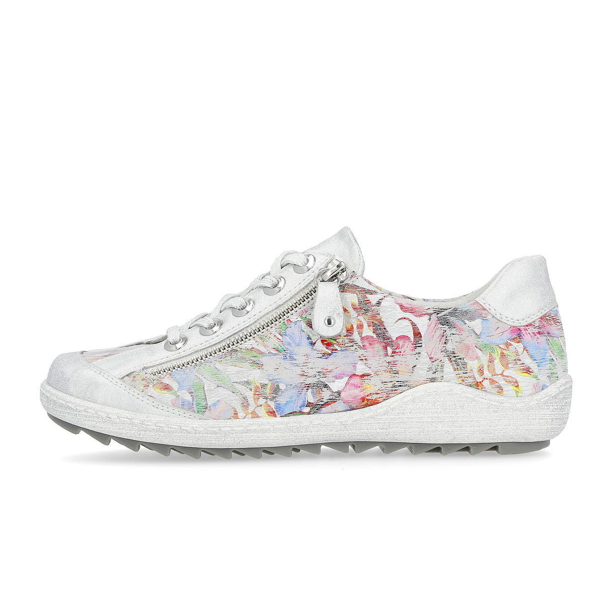 Remonte Liv R1402-96 Sneaker (Women) - Multi Flower Athletic - Casual - Lace Up - The Heel Shoe Fitters