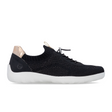 Remonte Liv 20 Sneaker (Women) - Black Athletic - Casual - Lace Up - The Heel Shoe Fitters