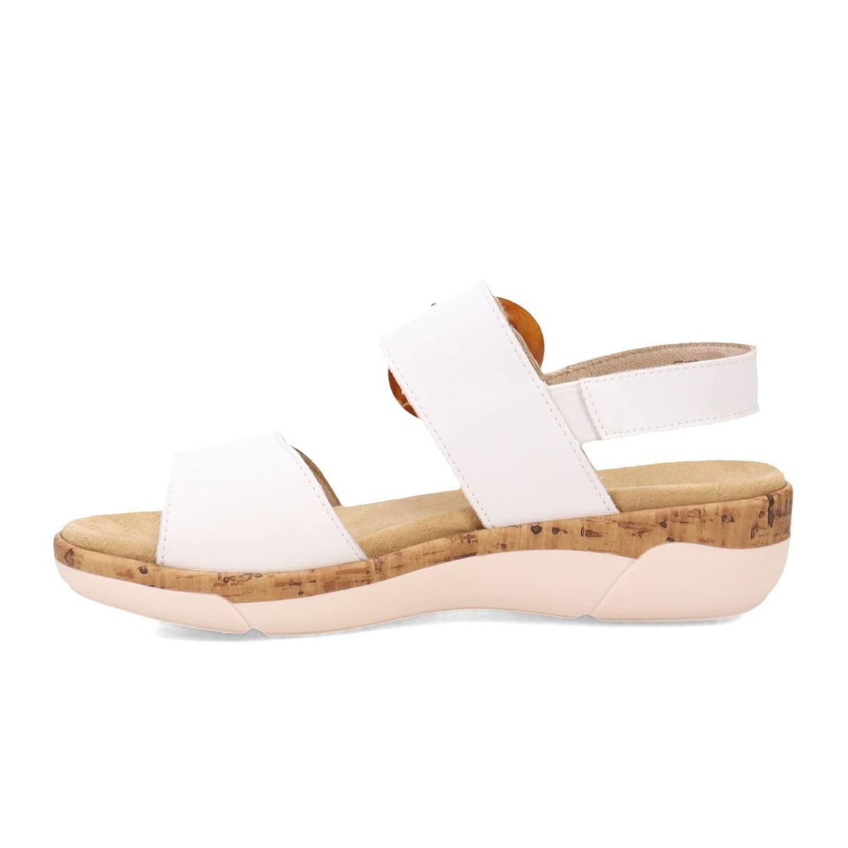 Remonte Jocelyn R6853-80 Backstrap Sandal (Women) - Weiss/Weiss Sandals - Backstrap - The Heel Shoe Fitters