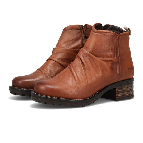 Taos Ravelle Mid Boot (Women) - Cognac Boots - Casual - Mid - The Heel Shoe Fitters