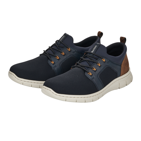 Rieker B7796-14 Timo Sneaker (Men) - Pazifik/Lake/Mandel/Navy Athletic - Casual - Slip On - The Heel Shoe Fitters