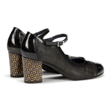 Dorking Rodin D8669 Heeled Mary Jane (Women) - Campbel/Kaki Dress-Casual - Heels - The Heel Shoe Fitters