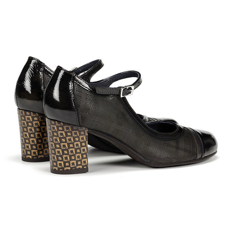 Dorking Rodin D8669 Heeled Mary Jane (Women) - Campbel/Kaki Dress-Casual - Heels - The Heel Shoe Fitters