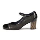 Dorking Rodin D8669 Heeled Mary Jane (Women) - Campbel/Kaki Dress-Casual - Heels - The Heel Shoe Fitters