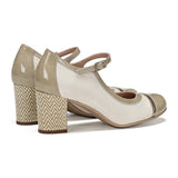 Dorking Rodin (Women) - Lamin Crema Dress-Casual - Heels - The Heel Shoe Fitters