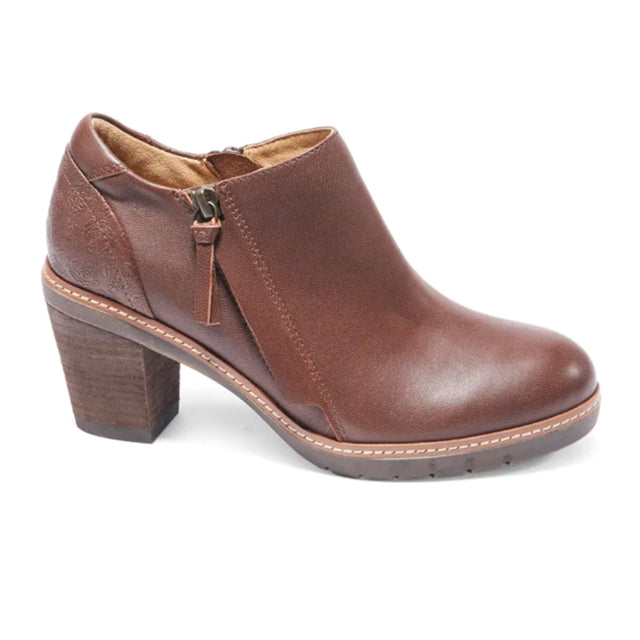 Halsa Rylee Ankle Boot (Women) - Dark Brown Boots - Casual - Low - The Heel Shoe Fitters