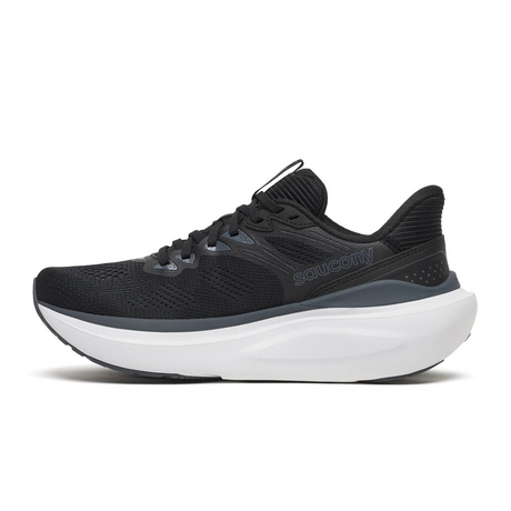 Saucony Echelon 11 Running Shoe (Women) - Black/White Athletic - Running - Neutral - The Heel Shoe Fitters