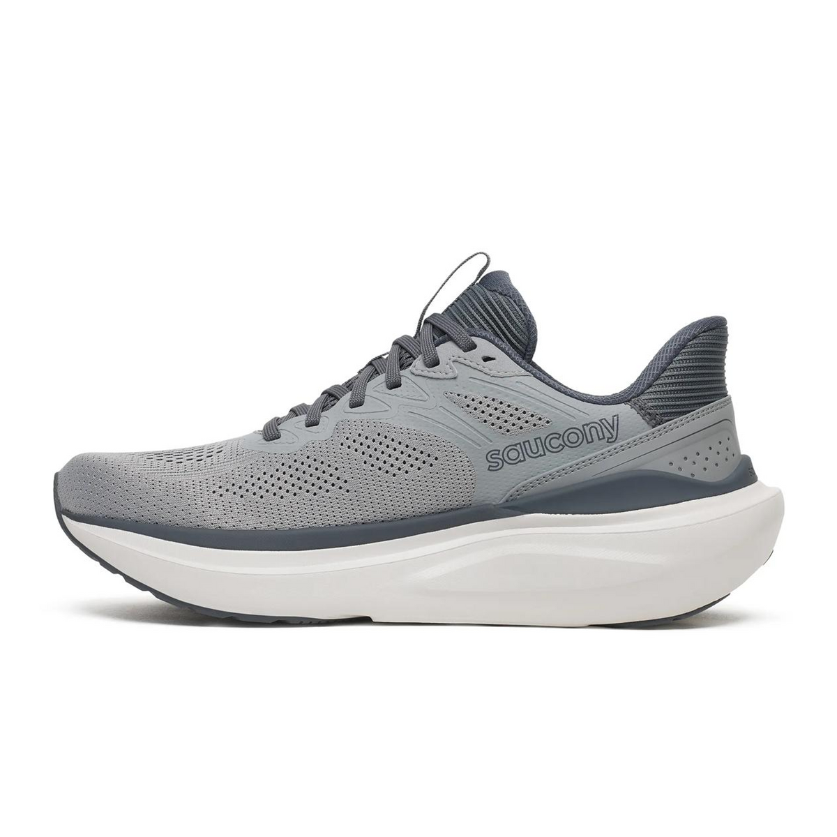 Saucony Echelon 11 Running Shoe (Men) - Fossil/Gunmetal