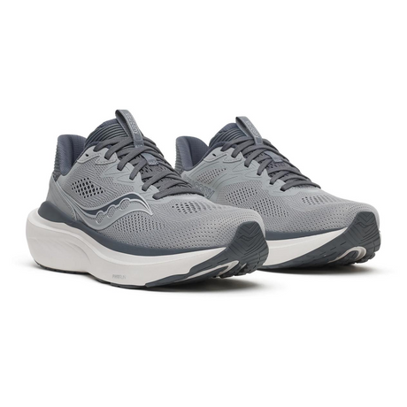Saucony Echelon 11 Running Shoe (Men) - Fossil/Gunmetal Athletic - Running - Neutral - The Heel Shoe Fitters