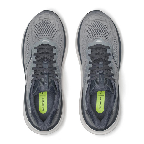Saucony Echelon 11 Running Shoe (Men) - Fossil/Gunmetal Athletic - Running - Neutral - The Heel Shoe Fitters