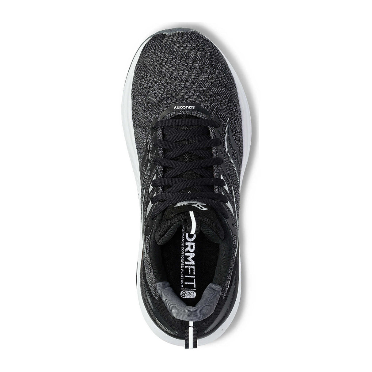 Saucony Echelon 9 Running Shoe (Women) - Black/White Athletic - Running - Neutral - The Heel Shoe Fitters