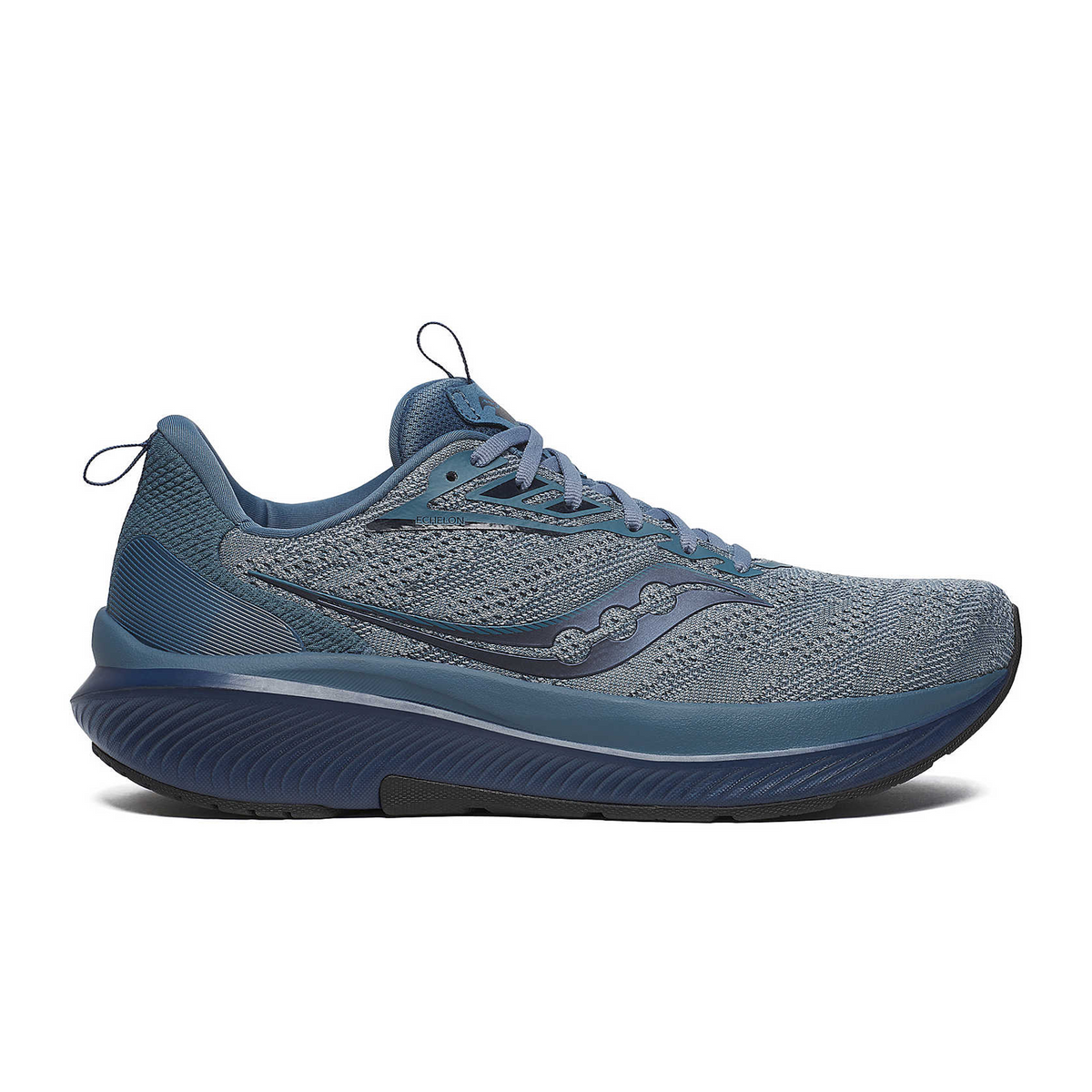 Saucony Echelon 9 Vapor Horizon S20765-16 Mesh Low Top Lace Up Sneaker Saucony Echelon 9 Running Shoe (Men) - Mirage/Navy – The  main image 3