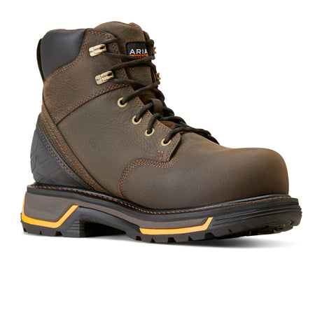 Ariat MNS Big Rig 6" Waterproof Composite Toe Work Boot (Men) - Iron Coffee Boots - Work - 6" - The Heel Shoe Fitters