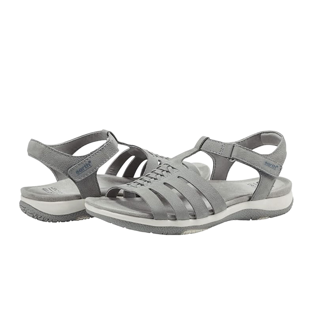 Earth Saila Strappy Sandal (Women) - Medium Gray - The Heel Shoe Fitters