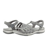 Earth Saila Strappy Sandal (Women) - Medium Gray - The Heel Shoe Fitters
