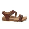 Aetrex Jillian Braided Backstrap Sandal (Women) - Walnut Sandal - Backstrap - The Heel Shoe Fitters