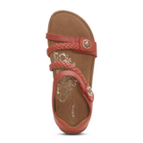 Aetrex Jillian Backstrap Sandal (Women) - Antique Rose Sandal - Backstrap - The Heel Shoe Fitters