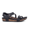 Aetrex Jillian Braided Backstrap Sandal (Women) - Black Sandal - Backstrap - The Heel Shoe Fitters