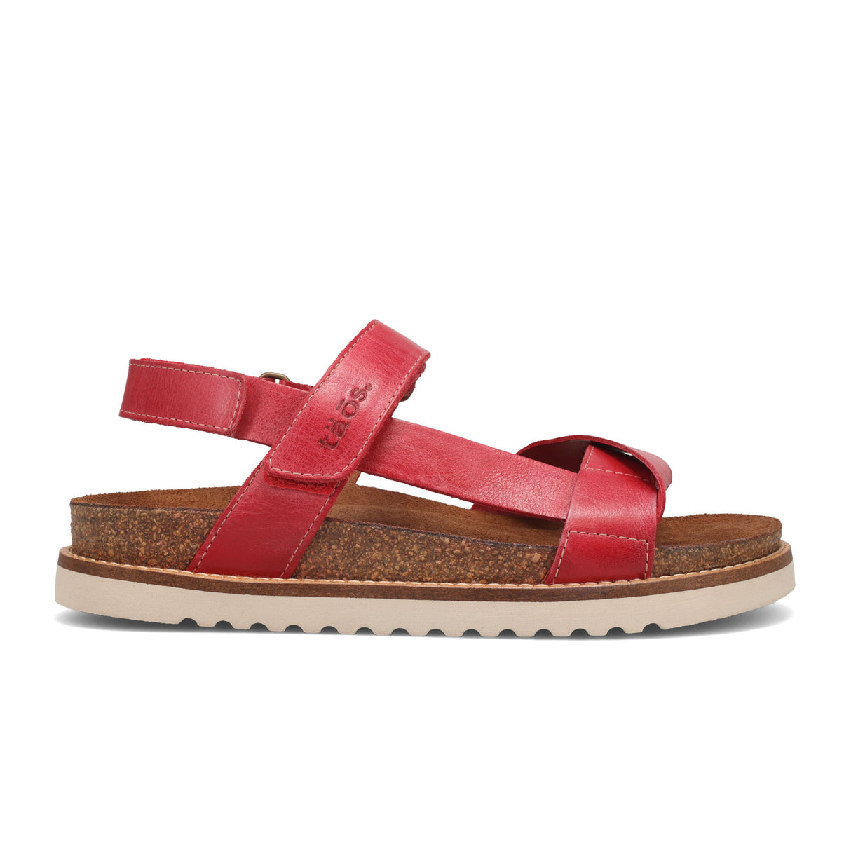 Taos Sideways Backstrap Sandal (Women) - Magenta Sandals - Backstrap - The Heel Shoe Fitters