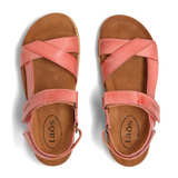Taos Sideways Backstrap Sandal (Women) - Rosette Sandal - Backstrap - The Heel Shoe Fitters
