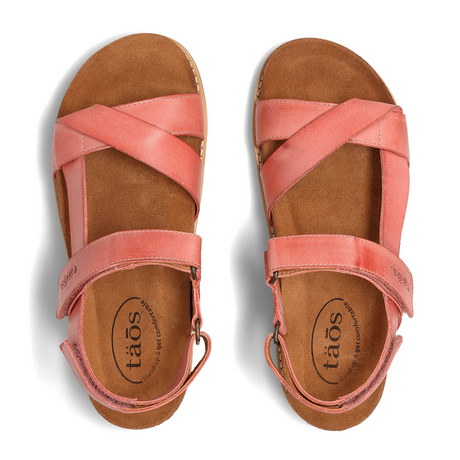 Taos Sideways Backstrap Sandal (Women) - Rosette Sandal - Backstrap - The Heel Shoe Fitters
