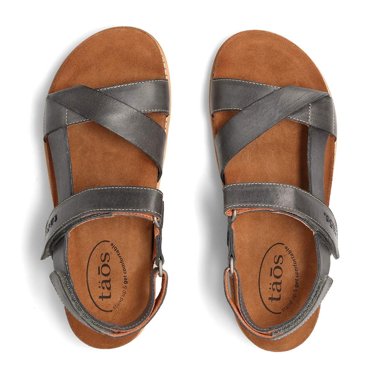 Taos Sideways Backstrap Sandal (Women) - Steel Sandal - Backstrap - The Heel Shoe Fitters