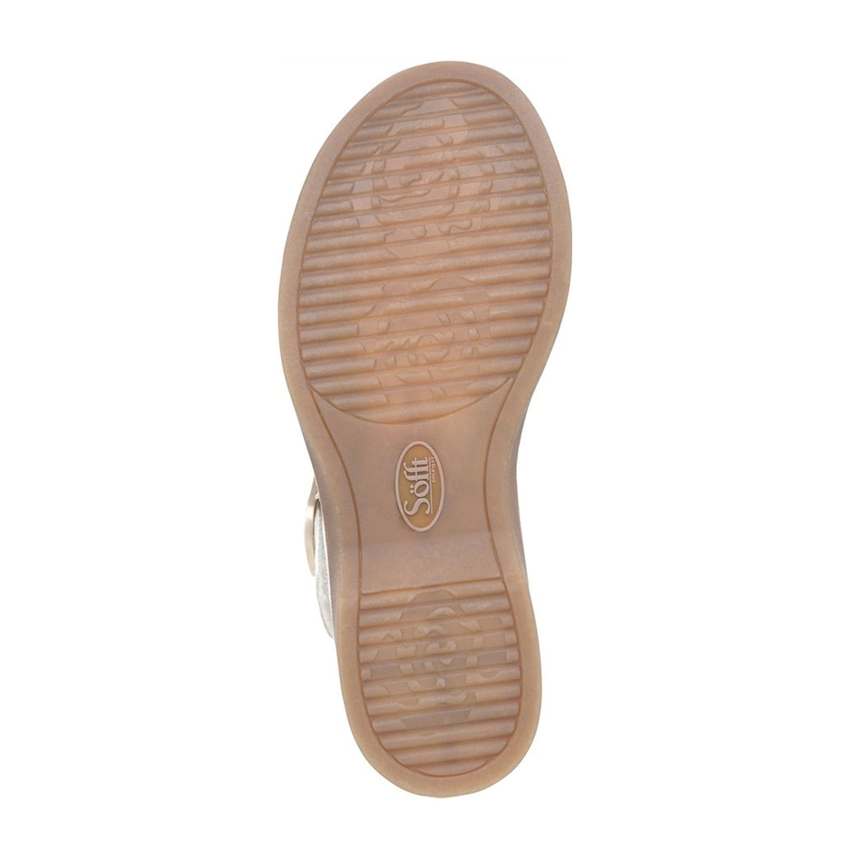 Sofft Bali Backstrap Sandal (Women) - White Crinkle Patent Sandal - Backstrap - The Heel Shoe Fitters