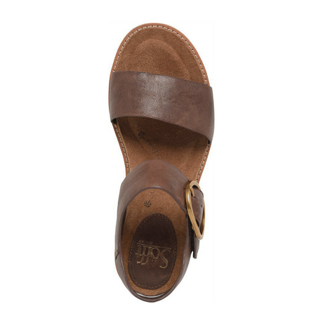 Sofft Bali Backstrap Sandal (Women) - Cocoa Brown Sandal - Backstrap - The Heel Shoe Fitters