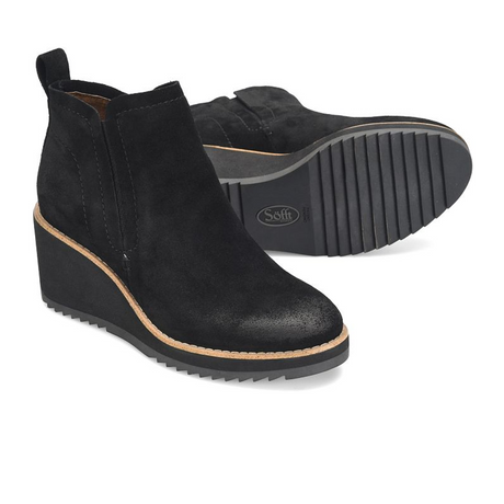 Sofft Emeree Wedge Boot (Women) - Black Boots - Fashion - Wedge - The Heel Shoe Fitters