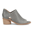 Sofft Carleigh (Women) - Moon Grey Perf Sandals - Heel/Wedge - The Heel Shoe Fitters