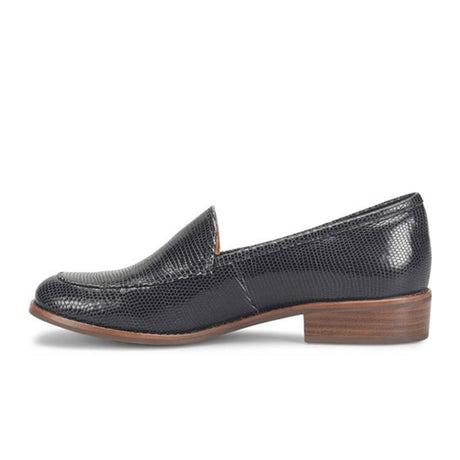 Sofft Napoli Slip On Loafer (Women) - Black Lizard Dress-Casual - Loafers - The Heel Shoe Fitters