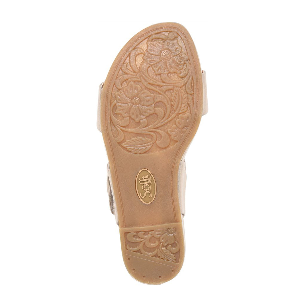 Sofft Vaya Wedge Sandal (Women) - Gold Sandals - Heel/Wedge - The Heel Shoe Fitters