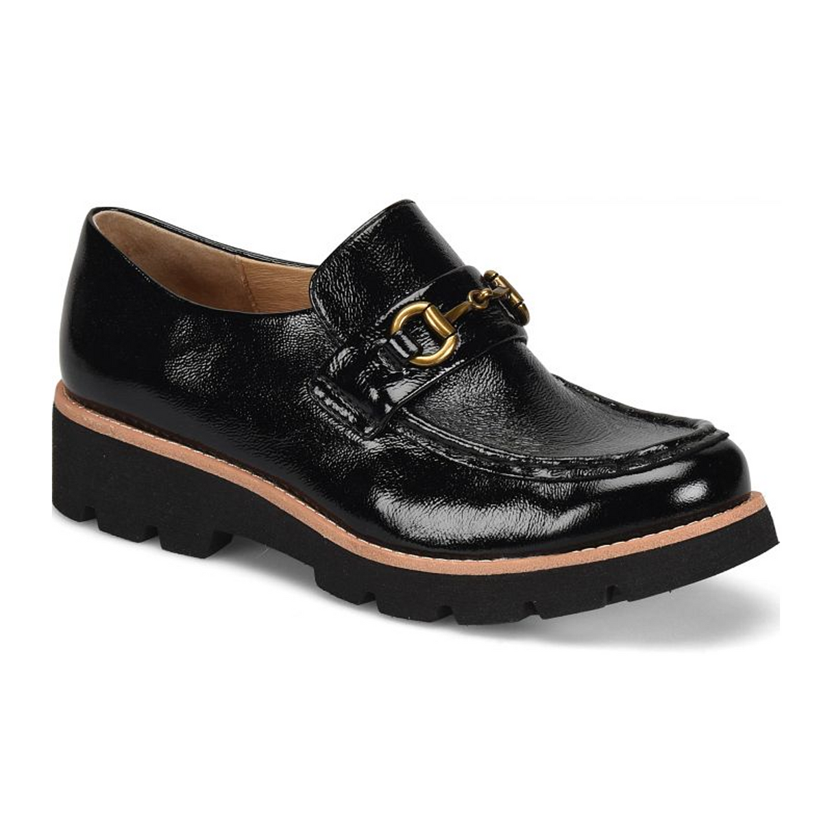 Sofft Prewitt Loafer (Women) - Black Patent  - The Heel Shoe Fitters