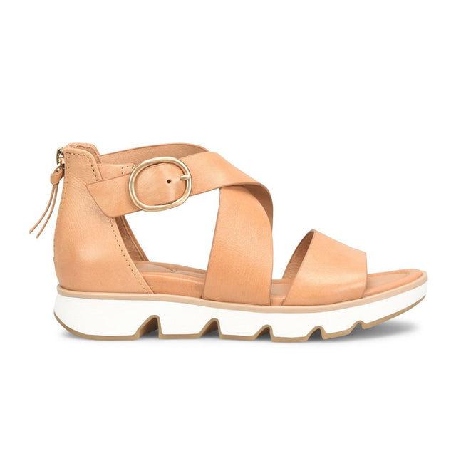 Sofft Mackenna Sandal (Women) - Caramel Sandal - Backstrap - The Heel Shoe Fitters